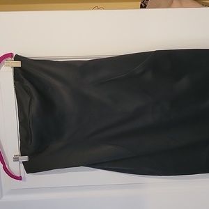 Express Black Strapless dress